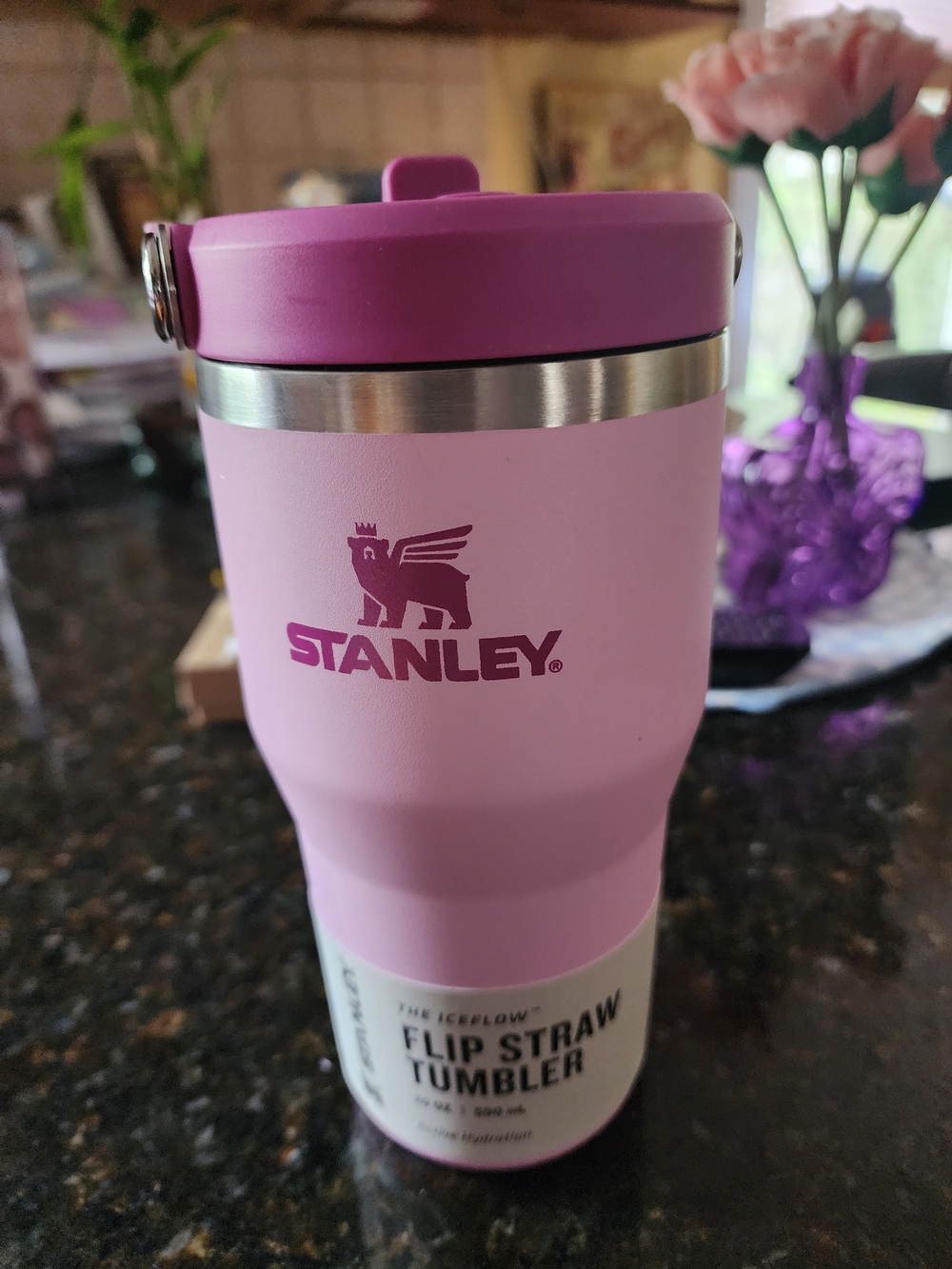 💓Stanley IceFlow Flip Straw Tumbler 20 oz Pink – NEW - Picture 2 of 5